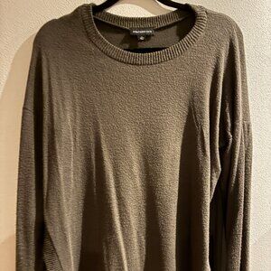 Women's Fortune & Ivy Green Pullover Brushed Knit Top Medium